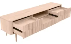 Goossens tv meubel seppe wit eiken - 8204756-01