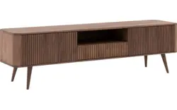 Goossens tv meubel seppe donker bruin eiken - 8204759-01