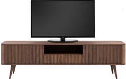 Goossens tv meubel seppe donker bruin eiken - 8204759-01