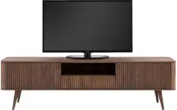 Goossens tv meubel seppe donker bruin eiken - 8204759-01