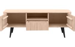 Goossens tv meubel seppe wit eiken - 8204760-01