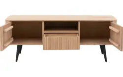 Goossens tv meubel seppe wit eiken - 8204761-01