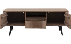 Goossens tv meubel seppe donker bruin eiken - 8204762-01