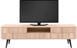 Goossens tv meubel seppe wit eiken - 8204763-03