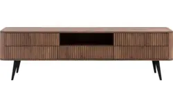 Goossens tv meubel seppe donker bruin eiken - 8204765-01