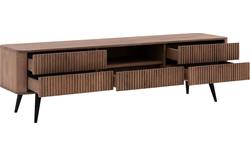 Goossens tv meubel seppe donker bruin eiken - 8204765-01