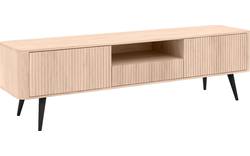 Goossens tv meubel seppe wit eiken - 8204766-01
