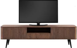 Goossens tv meubel seppe donker bruin eiken - 8204768-03