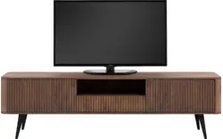 Goossens tv meubel seppe donker bruin eiken - 8204768-01