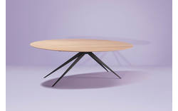 Goossens excellent eettafel uniek blank eiken - 8204917-01