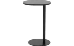 Goossens nachtkastje oval zwart eiken - 8205025-02