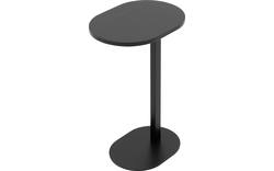 Goossens nachtkastje oval zwart eiken - 8205025-03