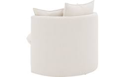 Goossens fauteuil bonne wit stof - 8205027-B-02