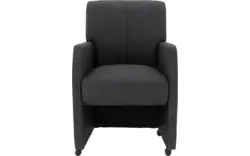 Goossens eetkamerstoel alex grijs microvezel - 8205428-02