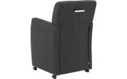 Goossens eetkamerstoel alex grijs microvezel - 8205428-02