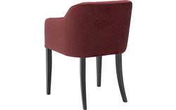 Goossens eetkamerstoel peda rood stof - 8205429-02