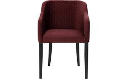 Goossens eetkamerstoel peda rood stof - 8205429-01