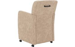 Goossens eetkamerstoel alex beige microvezel - 8205431-03