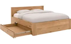 Goossens bedframe bibi blank eiken - 8205720-03