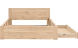Goossens bedframe bibi onbewerkt eiken - 8205734-01-A