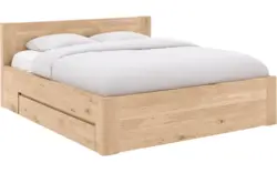 Goossens bedframe bibi onbewerkt eiken - 8205737-03-A