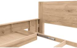 Goossens bedframe bibi onbewerkt eiken - 8205737-03-A