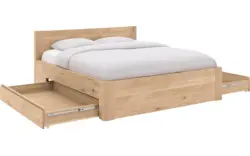 Goossens bedframe bibi onbewerkt eiken - 8205739-01-A