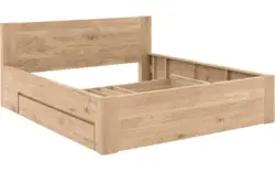 Goossens bedframe bibi onbewerkt eiken - 8205739-01-A