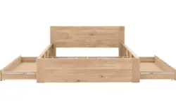 Goossens bedframe bibi onbewerkt eiken - 8205739-01-A
