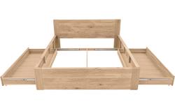 Goossens bedframe bibi onbewerkt eiken - 8205739-01-A