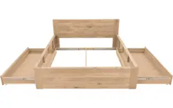 Goossens bedframe bibi onbewerkt eiken - 8205739-01-A