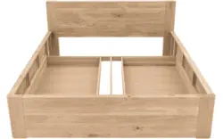 Goossens bedframe bibi onbewerkt eiken - 8205739-01-A