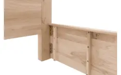 Goossens bedframe bibi wit eiken - 8205740-02-A