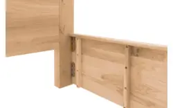 Goossens bedframe bibi blank eiken - 8205741-02-A