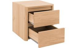 Goossens nachtkastje bibi blank eiken - 8205749-02-A