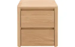 Goossens nachtkastje bibi blank eiken - 8205750-02-A