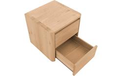 Goossens nachtkastje bibi blank eiken - 8205750-02-A