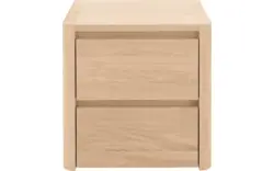 Goossens nachtkastje bibi wit eiken - 8205753-02-A