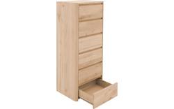 Goossens excellent ladekast bibi wit eiken - 8205754-03-A