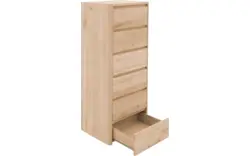 Goossens excellent ladekast bibi wit eiken - 8205754-03-A