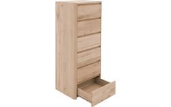 Goossens excellent ladekast bibi wit eiken - 8205756-03-A