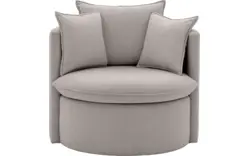 Goossens fauteuil bonne grijs stof - 8210029-B-02