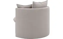 Goossens fauteuil bonne grijs stof - 8210029-B-02