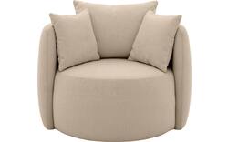 Goossens fauteuil terra beige stof - 8210034-B-01