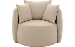 Goossens fauteuil terra beige stof - 8210034-B-02