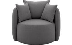 Goossens fauteuil terra grijs stof - 8210035-B-01