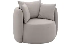 Goossens fauteuil terra grijs stof - 8210036-B-02