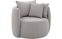 Goossens fauteuil terra grijs stof - 8210036-B-02
