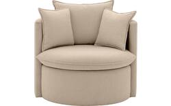 Goossens fauteuil bonne beige stof - 8210037-B-01