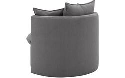Goossens fauteuil bonne grijs stof - 8210038-B-02